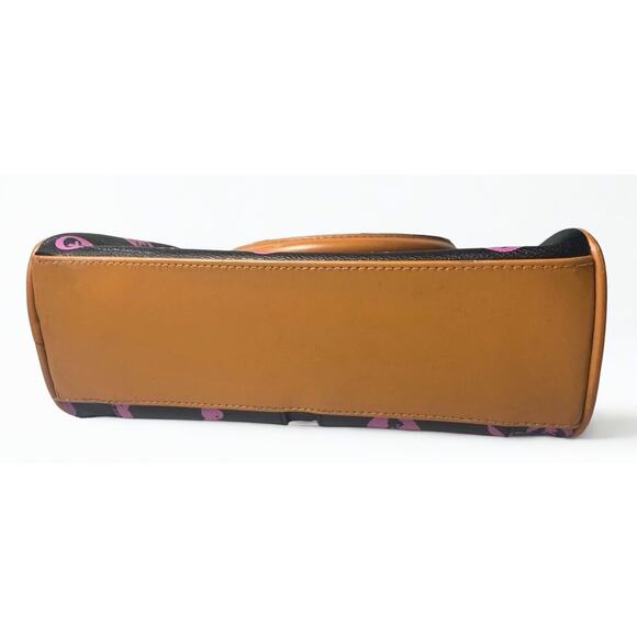Playboy Pink & Black Monogram Handbag Y2K Bunny Print Pink Lining - Picture 6 of 10